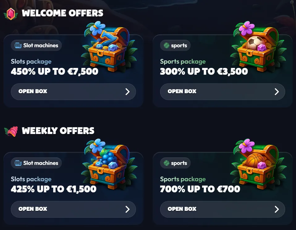 Seven Casino Bonuses